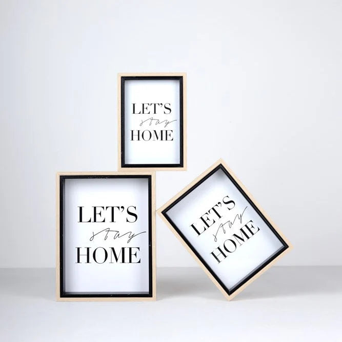 Antigone Photo Frame Set | Black & Wood