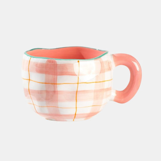 Alice Mug - Check Pink