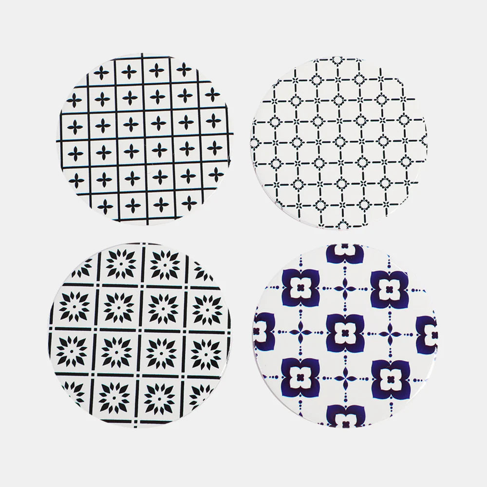 Garcia Zion Round Ceramic Coaster S4