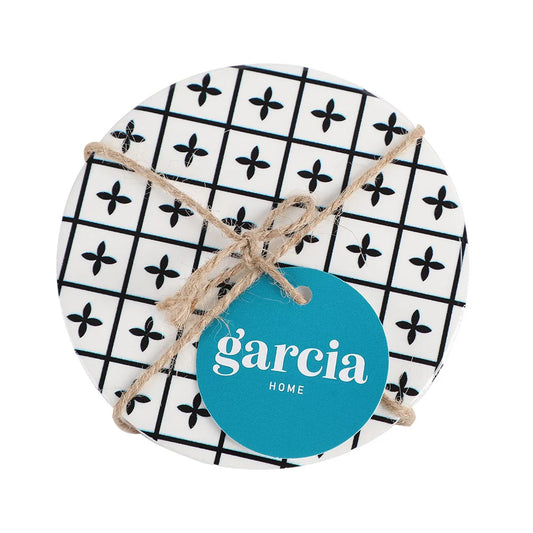 Garcia Zion Round Ceramic Coaster S4