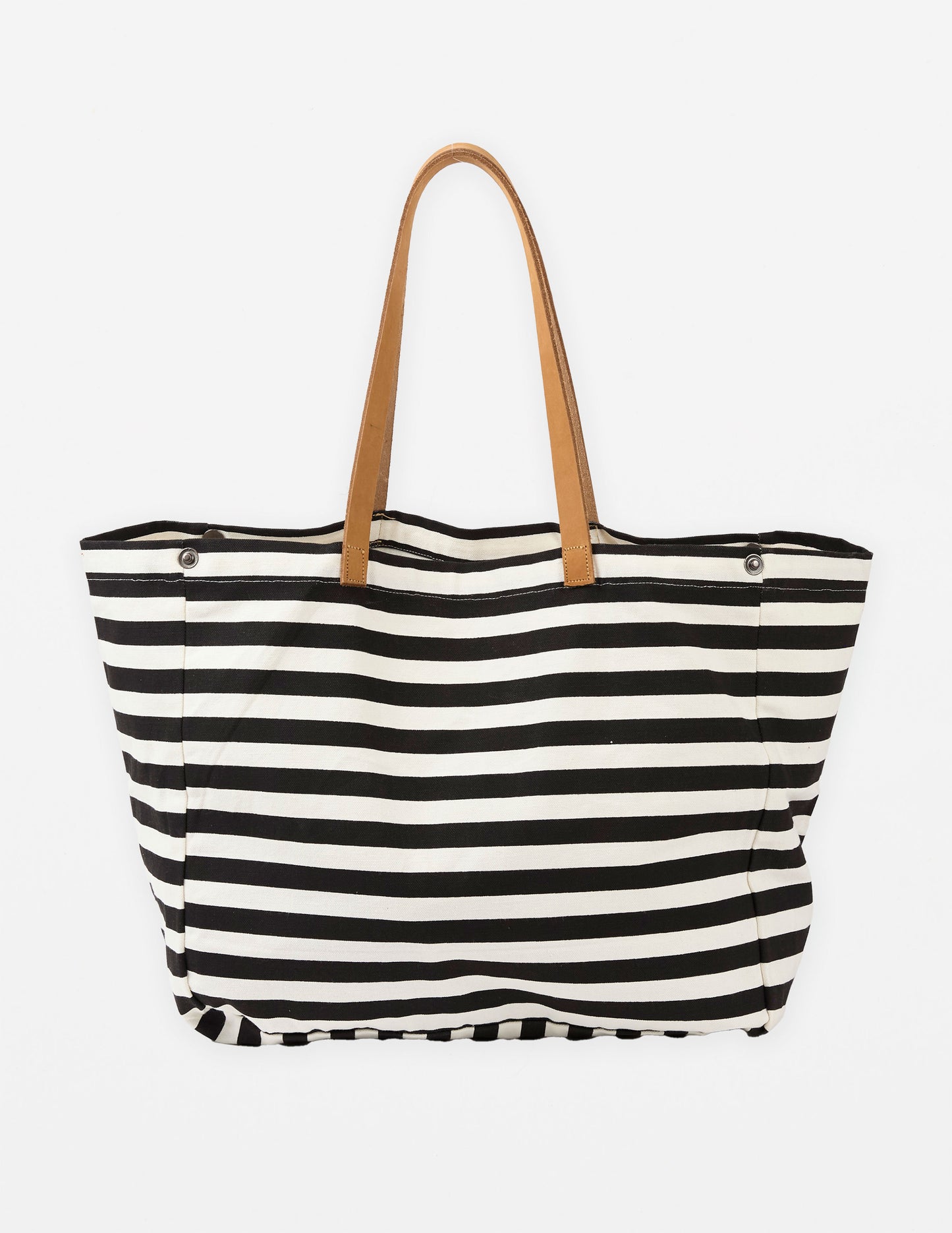 Stella + Gemma Bodrum Tote | Black White Stripe