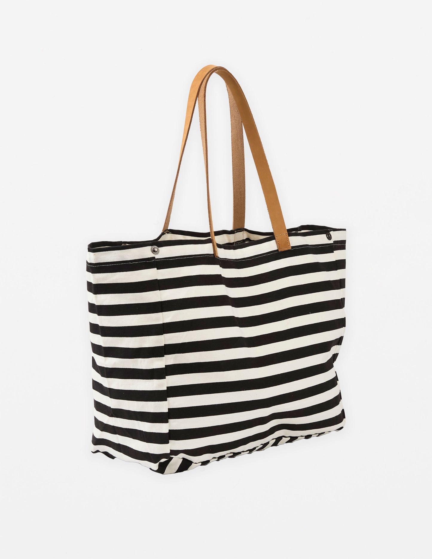 Stella + Gemma Bodrum Tote | Black White Stripe