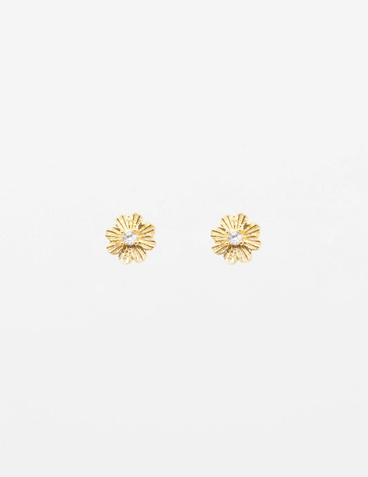 Stella + Gemma Daisy with Crystal Stud Earrings