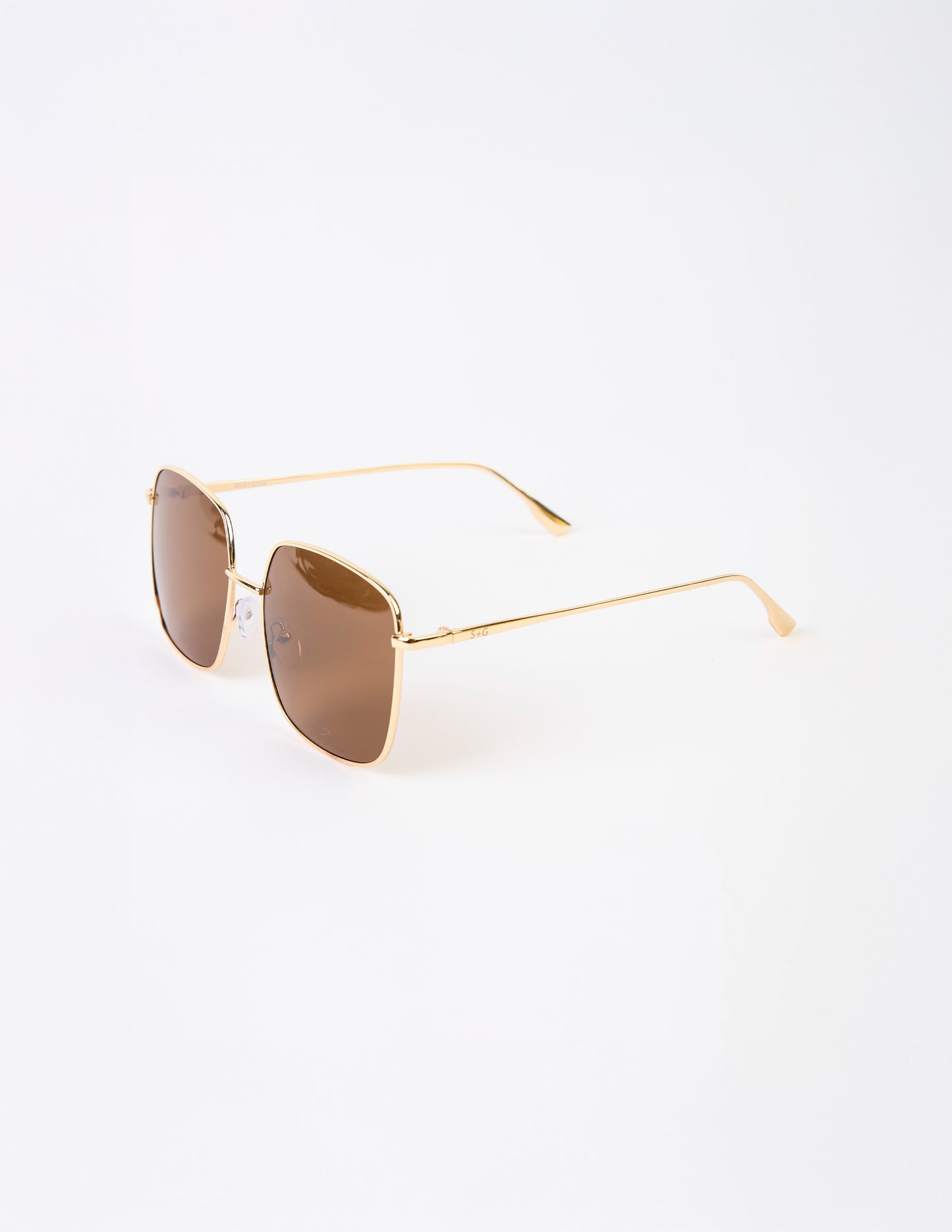 Stella + Gemma Polarised Parker Sunglasses | Gold
