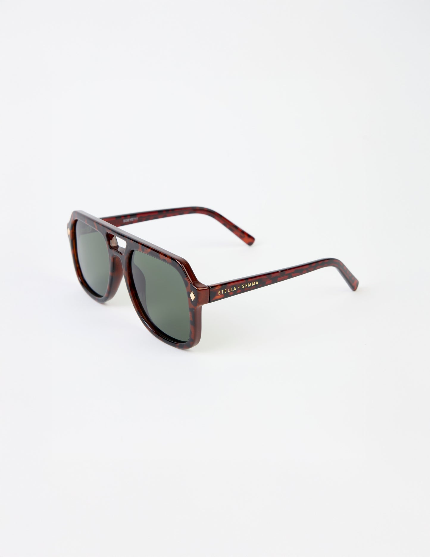 Stella + Gemma Rita Polarised Sunglasses | Tort and Black