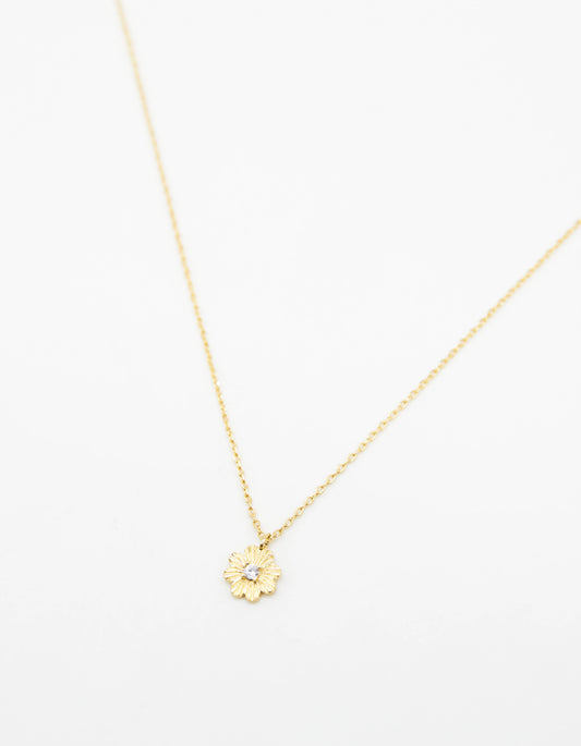 Stella + Gemma Daisy with Crystal Necklace
