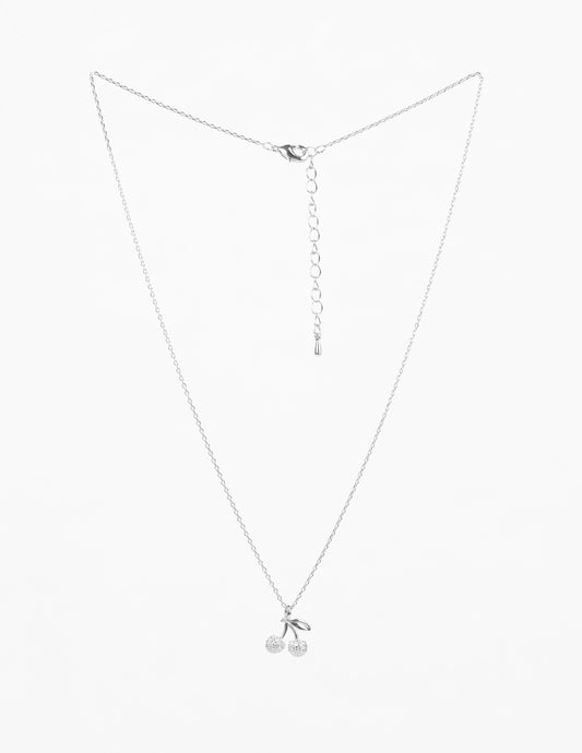 Stella + Gemma Necklace | Crystal Cherries