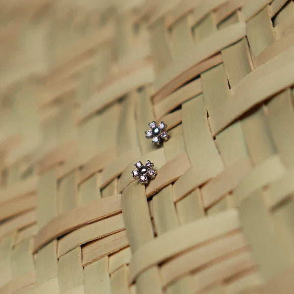 Little Taonga Mankua Gem Stud Earrings