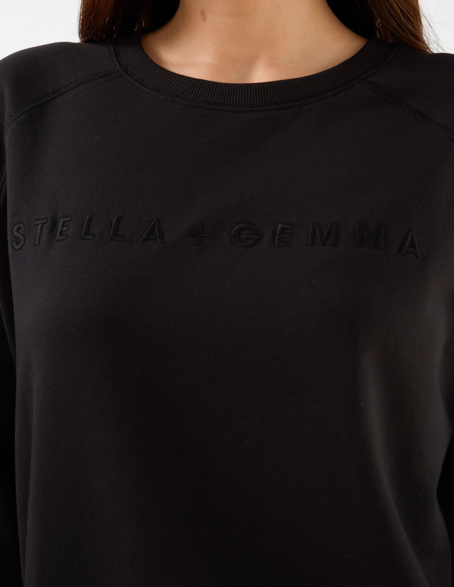Stella + Gemma Classic Sweater | Logo Black