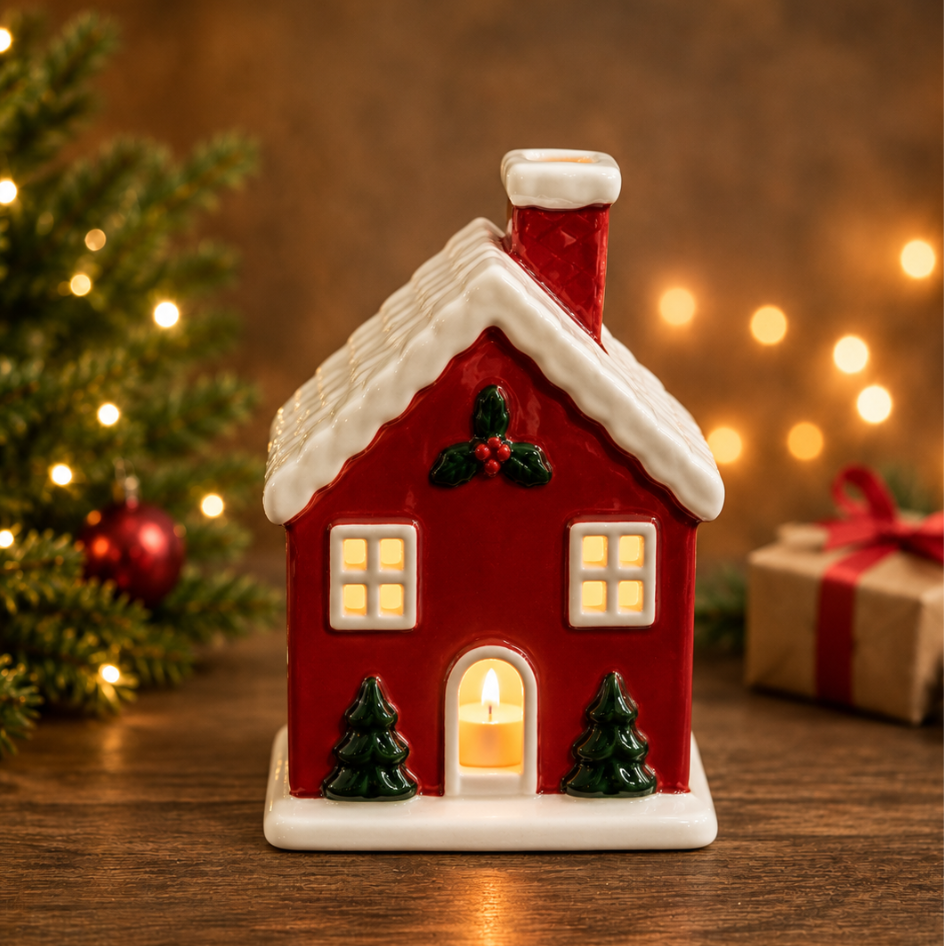 Stellar Haus Christmas Cottage Tealight House