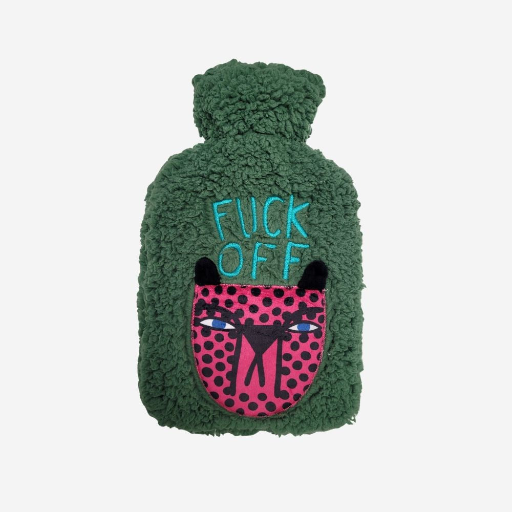 Studio Soph Hot Water Bottle | Fuck Off