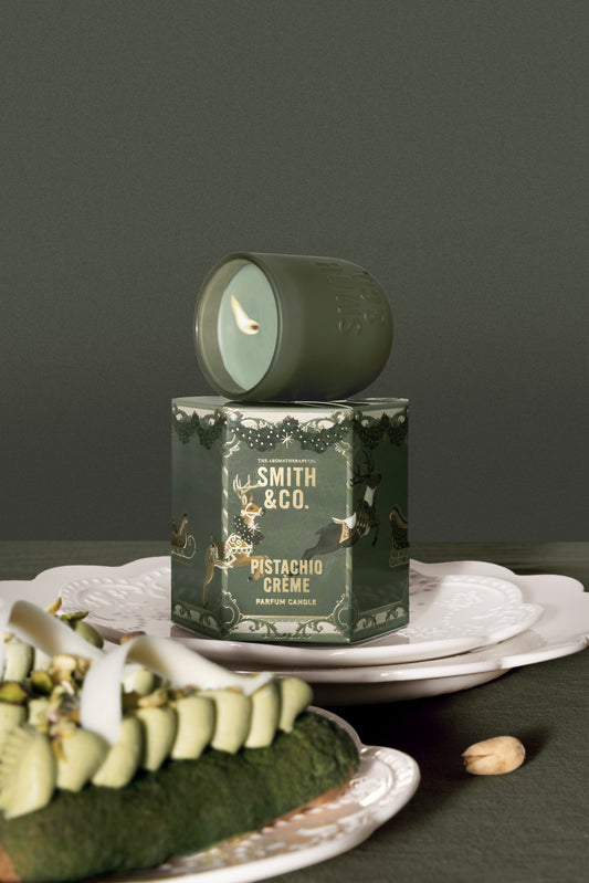 Smith & Co Festive Candle 80g - Pistachio Crème