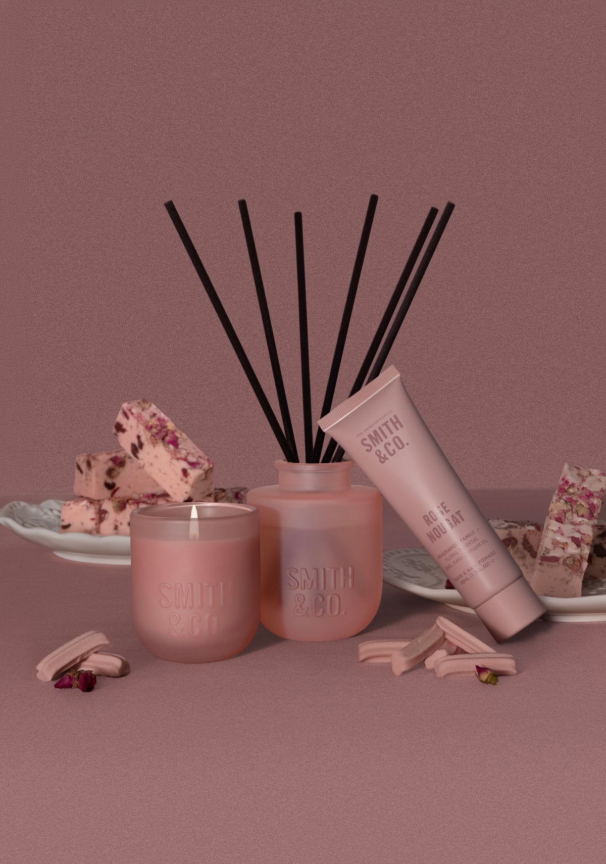 Smith & Co Festive Diffuser 100ml - Rose Nougat
