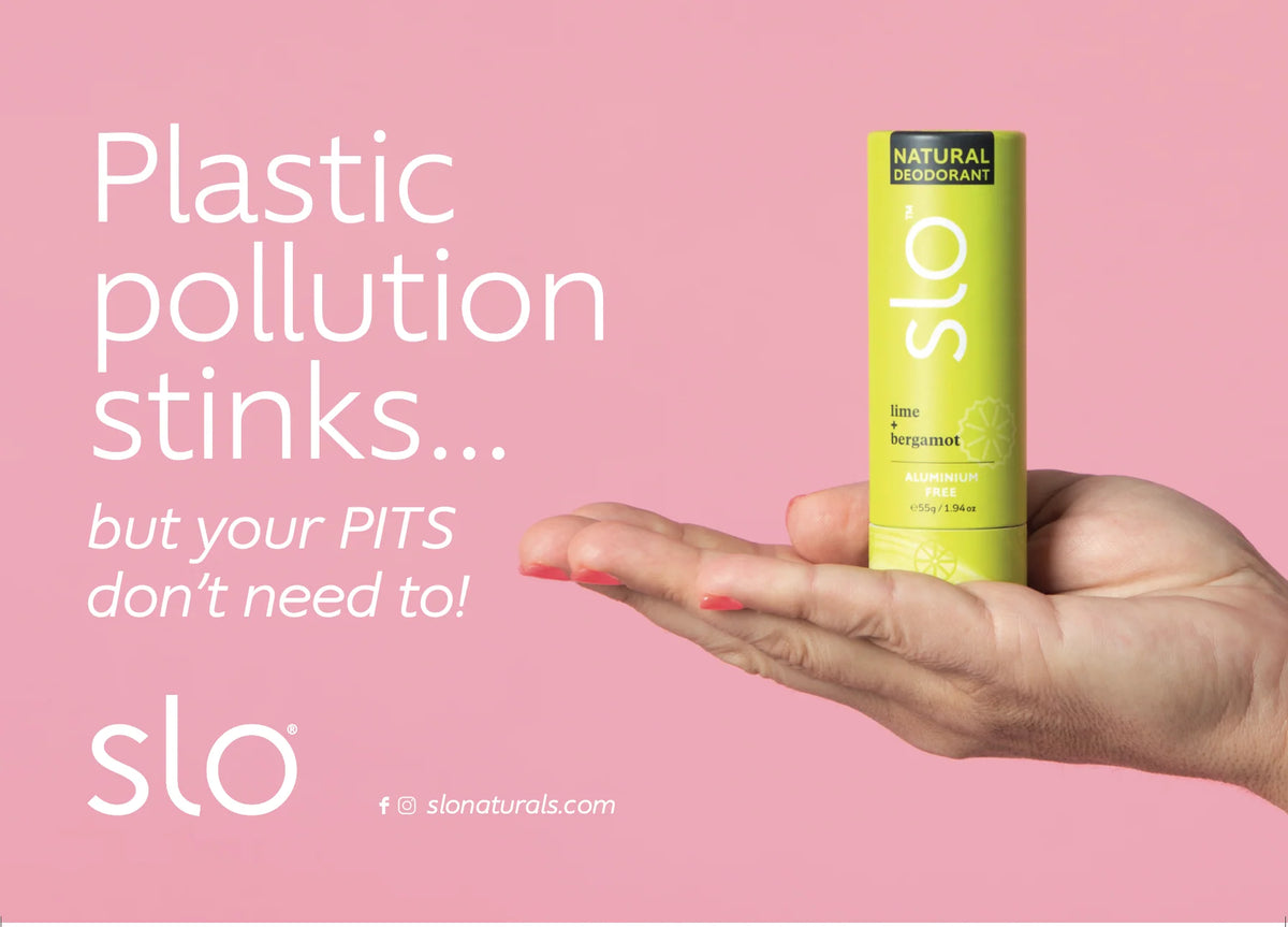 Slo Natural Deodorant | Bergamot + Lime