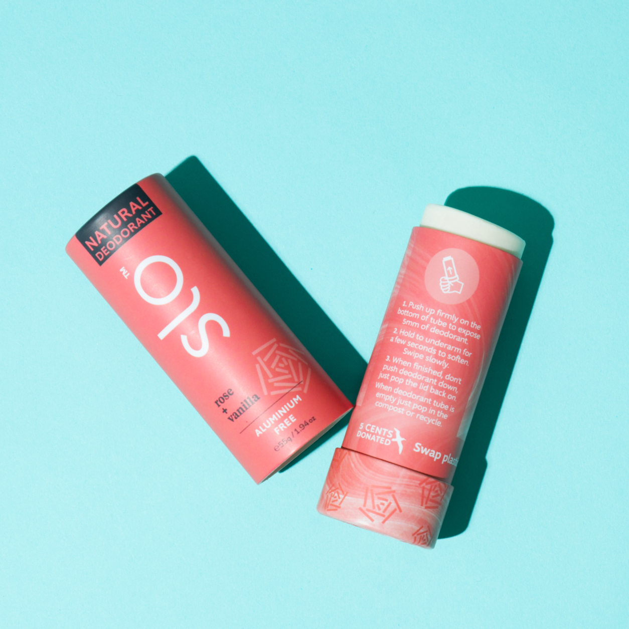 Slo Natural Deodorant | Rose + Vanilla