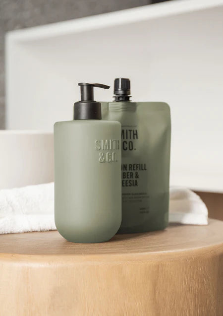 Smith & Co. Lotion Refill 400ml | Amber & Freesia