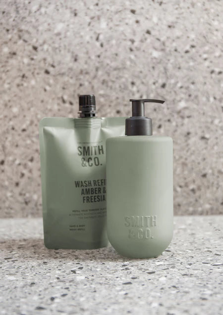 Smith & Co. Wash Refill 400ml | Amber & Freesia