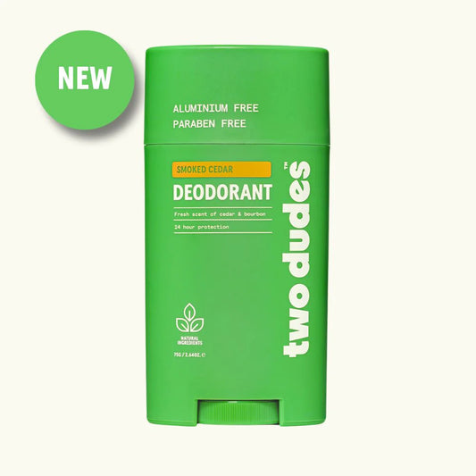 Two Dudes Men's Aluminium Free Deodorant | Smoked Cedar