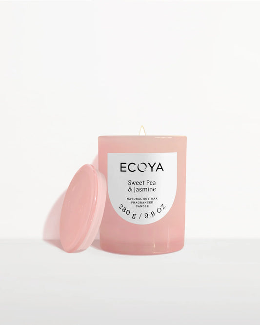 ECOYA Sweet Pea & Jasmine Metro Candle