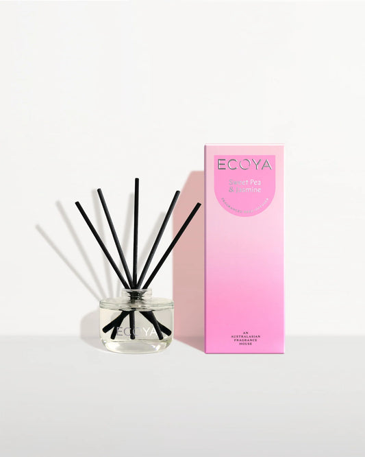 ECOYA Sweet Pea & Jasmine Mini Reed Diffuser