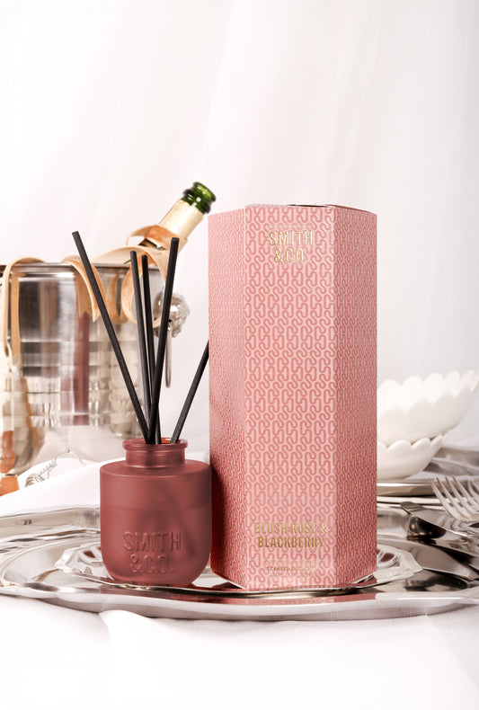 Smith & Co Mini Diffuser | Blush Rose & Blackberry 100ml