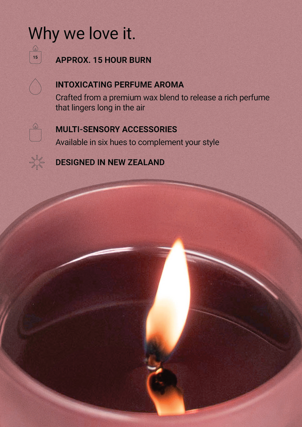 Smith and Co. Mini Candle 80g | Blush Rose & Blackberry