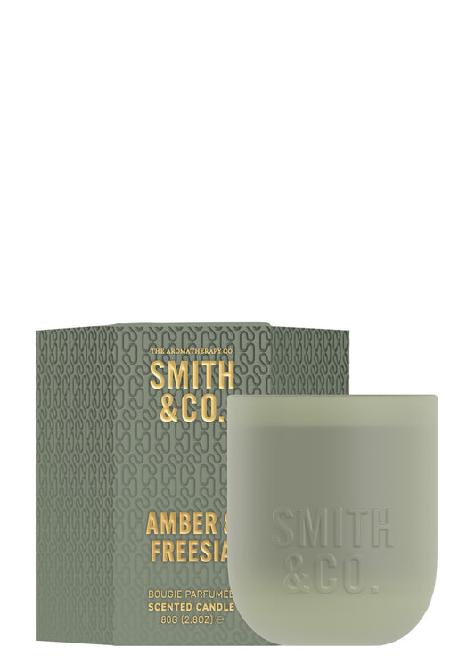 Smith & Co Mini Candle | Amber & Freesia 80g