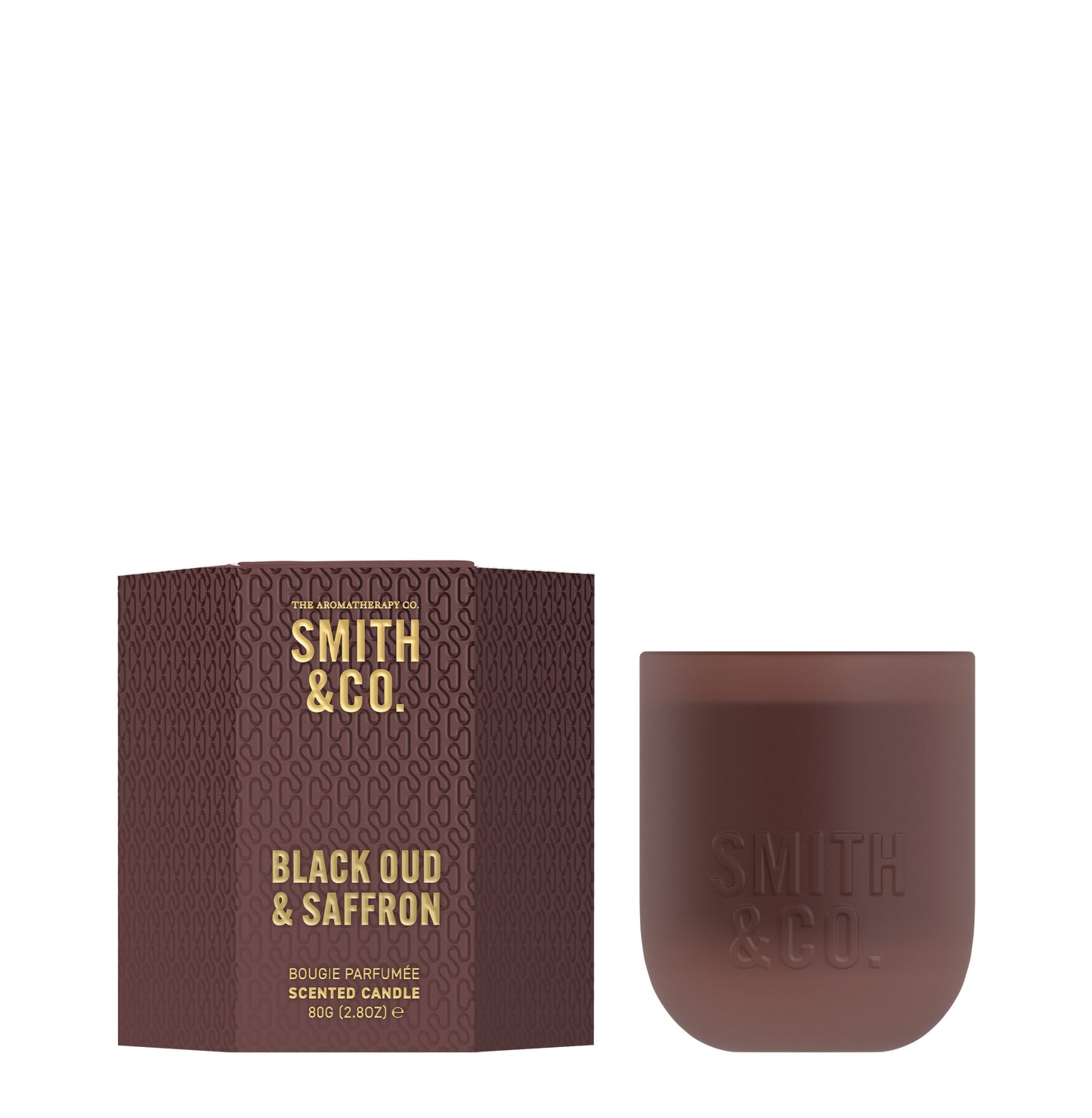 Smith & Co Mini Candle | Black Oud & Saffron 80g