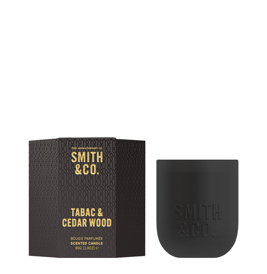 Smith & Co Mini Candle | Tabac & Cedarwood 80g