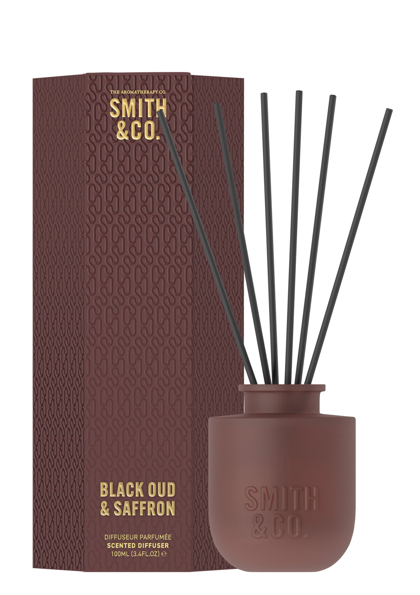 Smith & Co Mini Diffuser | Black Oud & Saffron 100ml
