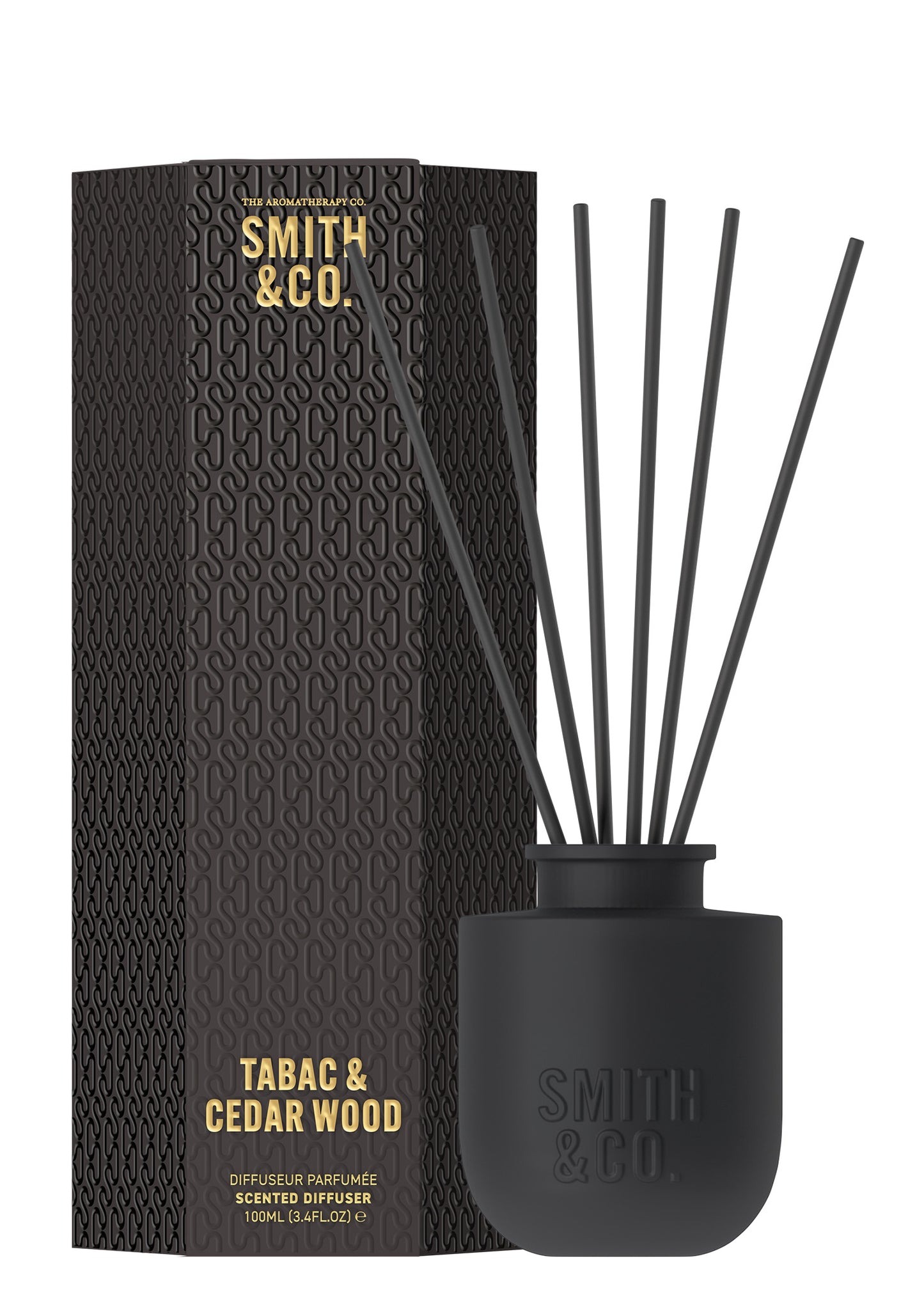 Smith & Co Mini Diffuser | Tabac & Cedarwood 100ml