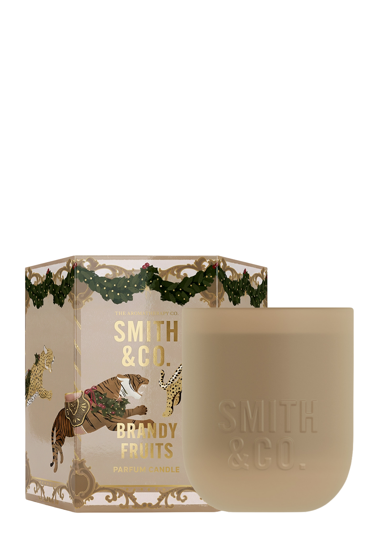 Smith & Co Festive Candle 80g - Brandy Fruits
