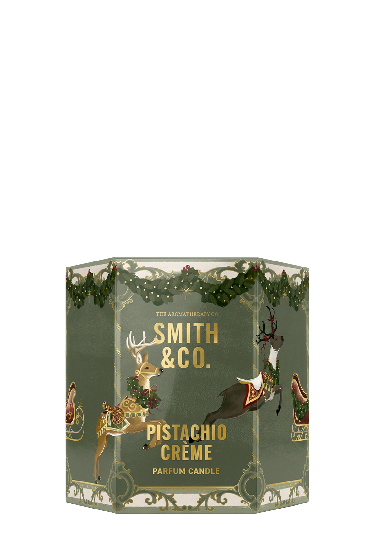 Smith & Co Festive Candle 80g - Pistachio Crème