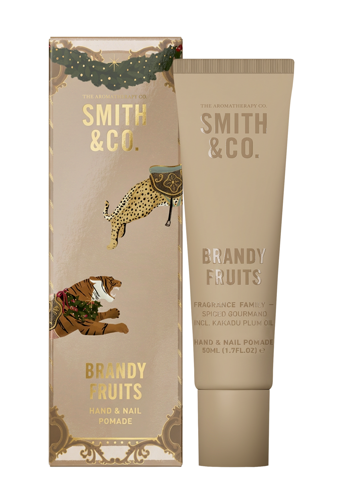 Smith & Co. Festive Hand & Nail Pomade 50ml - Brandy Fruits