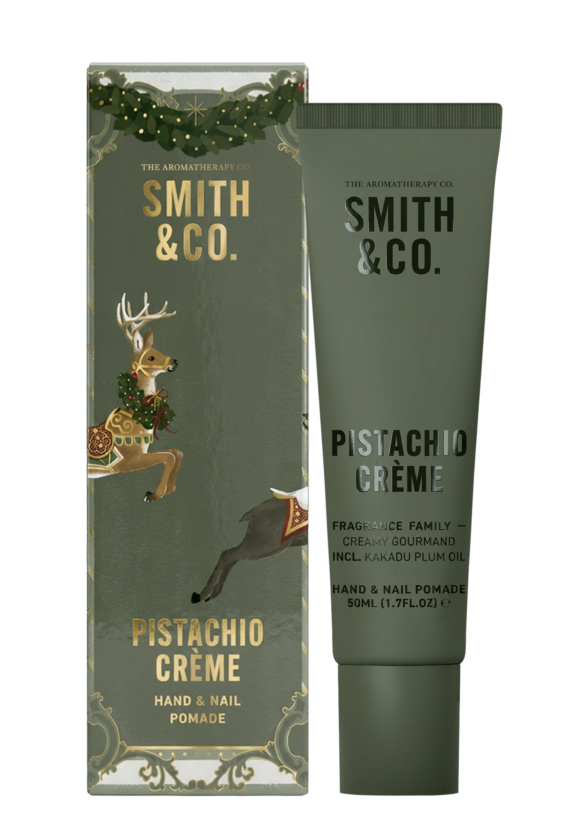 Smith & Co. Festive Hand & Nail Pomade 50ml - Pistachio Crème