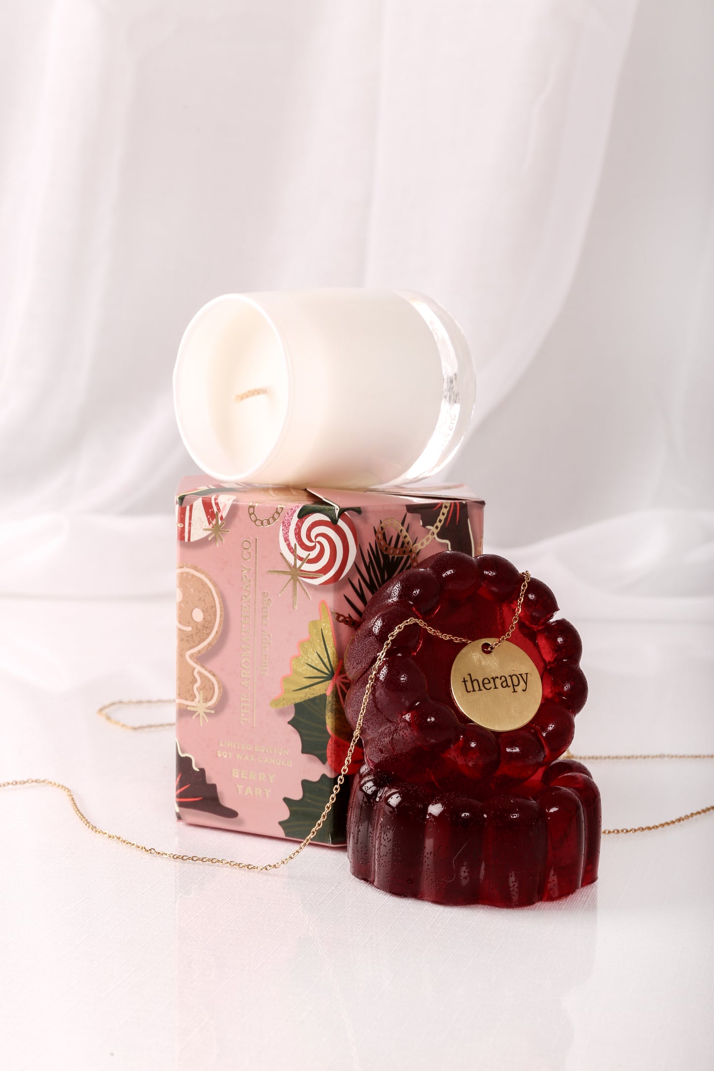 Therapy Limited Edition Festive Collection Candle | Berry Tart 80g