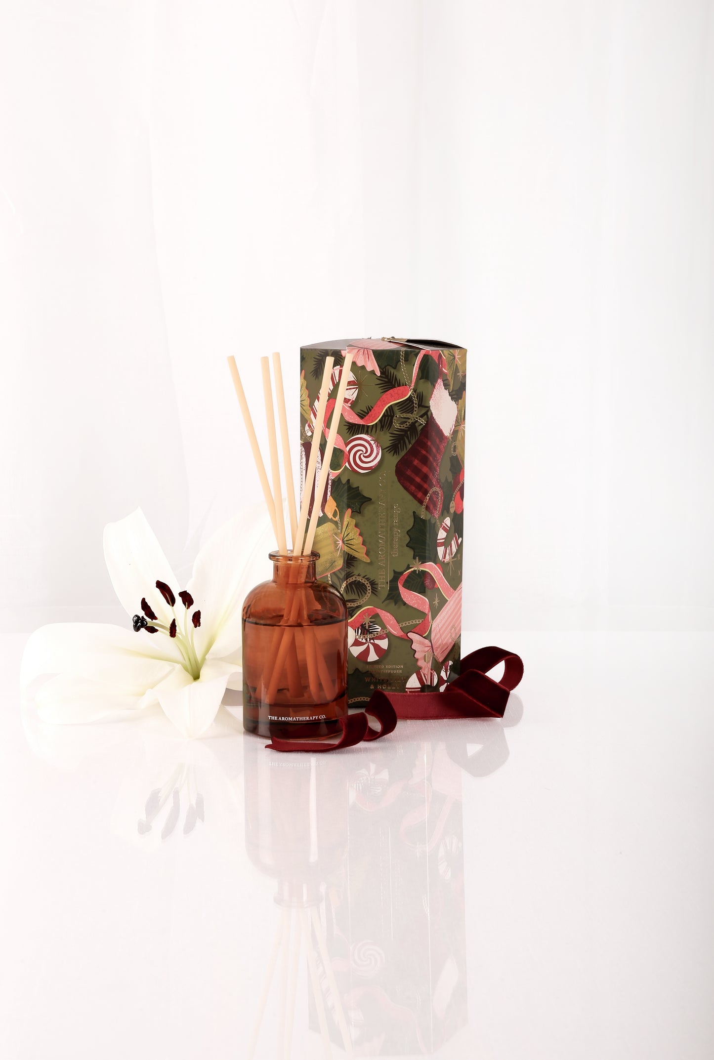Therapy Limited Edition Festive Collection Diffuser | White Lily & Holly 100ml