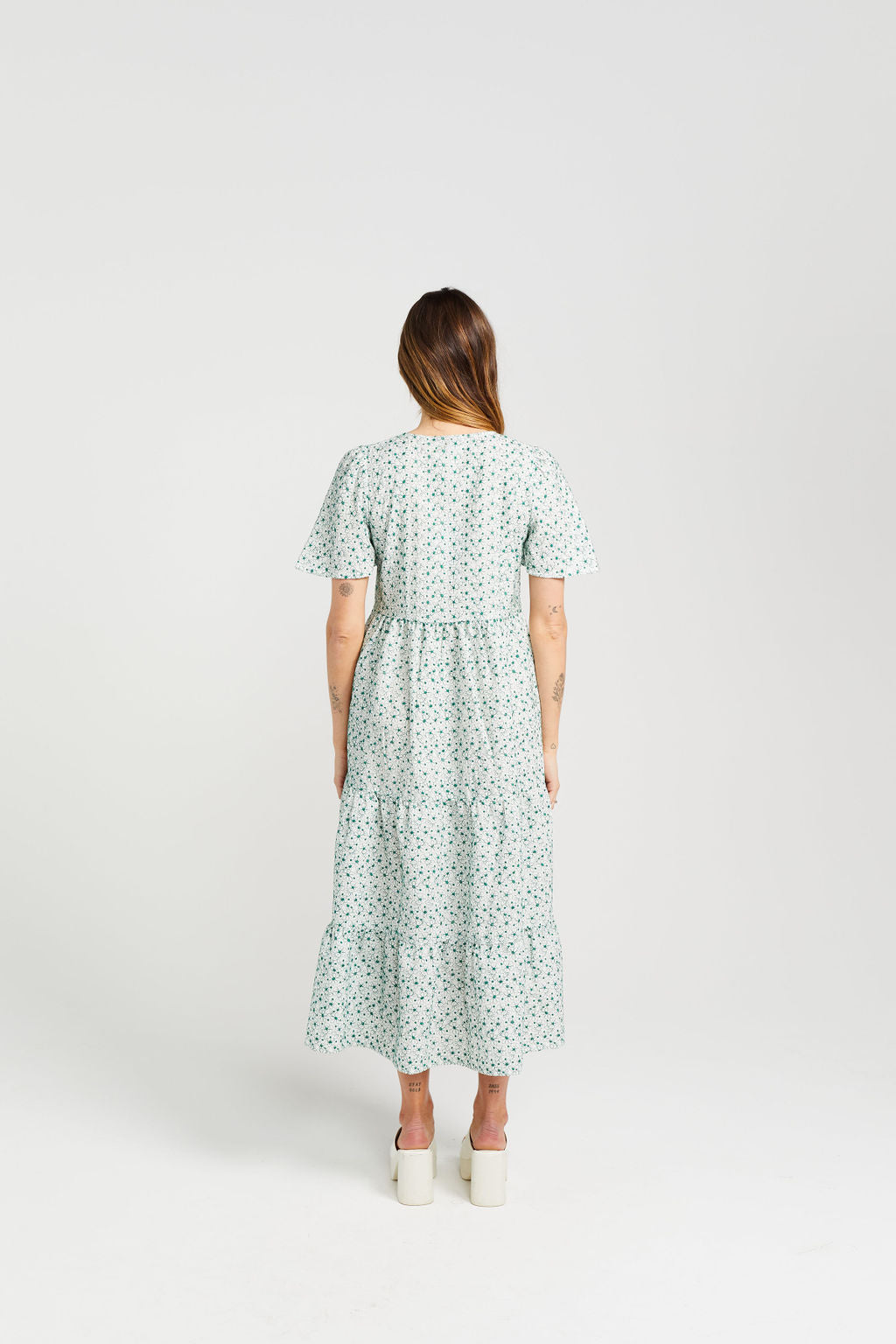 Thing Thing Happy Days Dress - Malachite Bloom