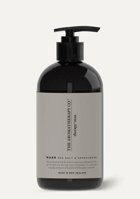 Therapy Man Hand and Body Wash 500ml | Sea Salt Sandalwood