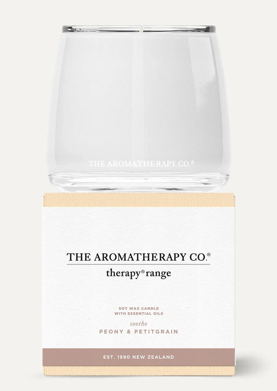 The Aromatherapy Co. Therapy Candle SOOTHE | Peony & Petitgrain