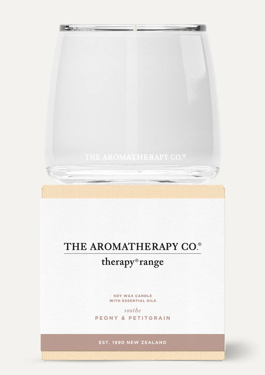 The Aromatherapy Co. Therapy Candle SOOTHE | Peony & Petitgrain