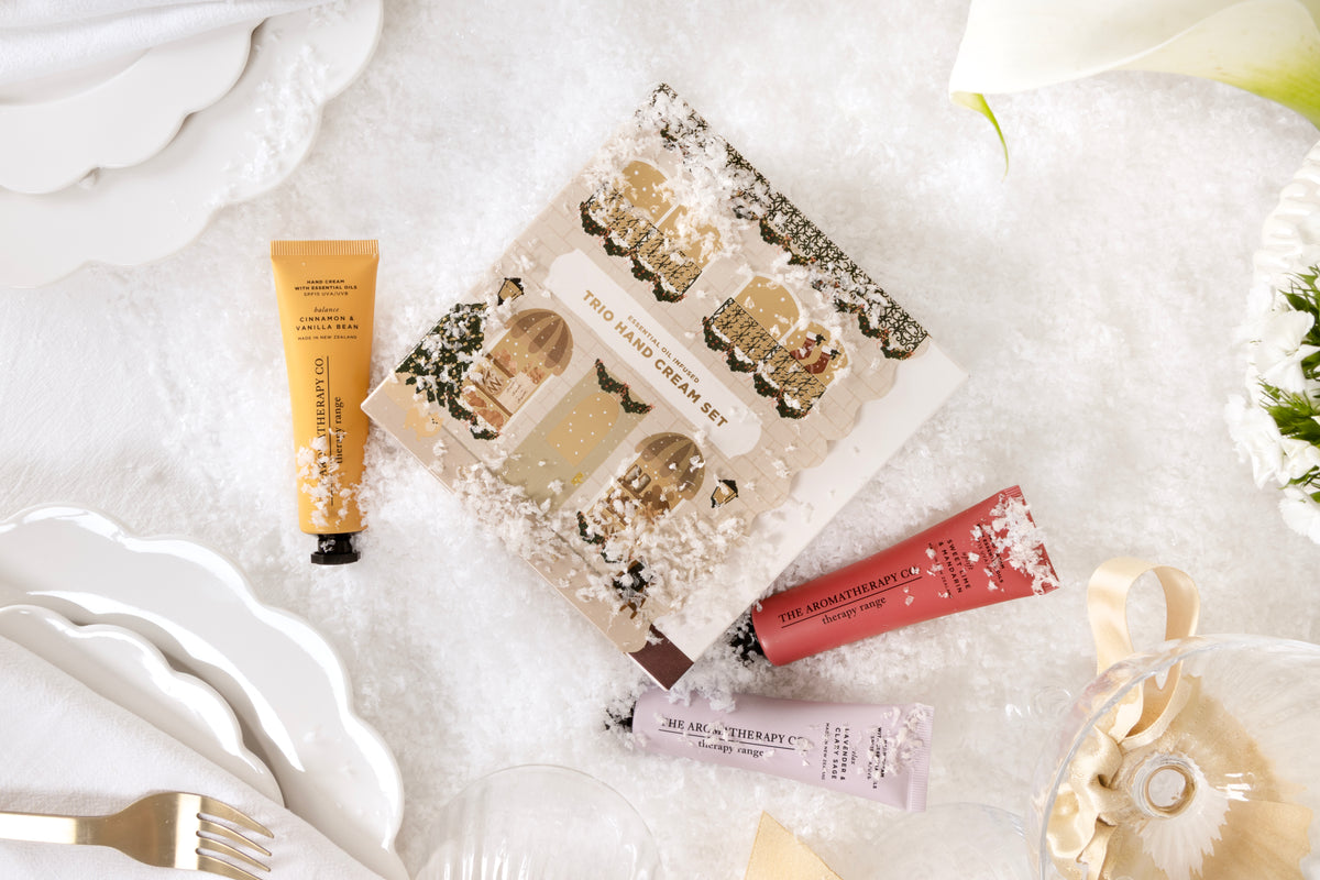 Therapy Festive Trio Hand Cream Set 3 x 30ml - Relax, Balance & Uplift