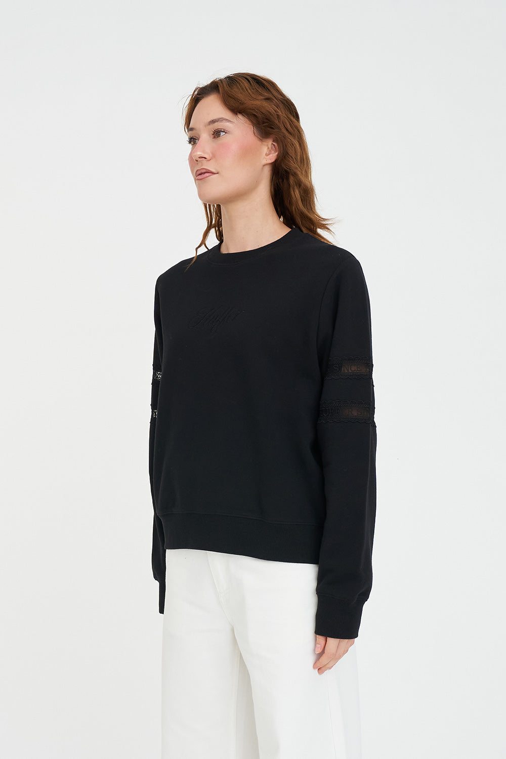 Huffer Classic Crew Cherie | Black