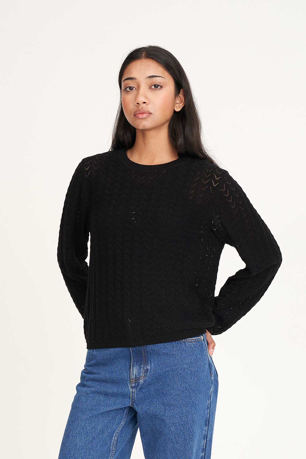Huffer Ziggy Cruise LS Top | Black