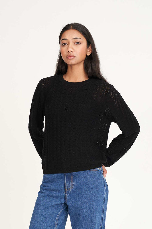 Huffer Ziggy Cruise LS Top | Black