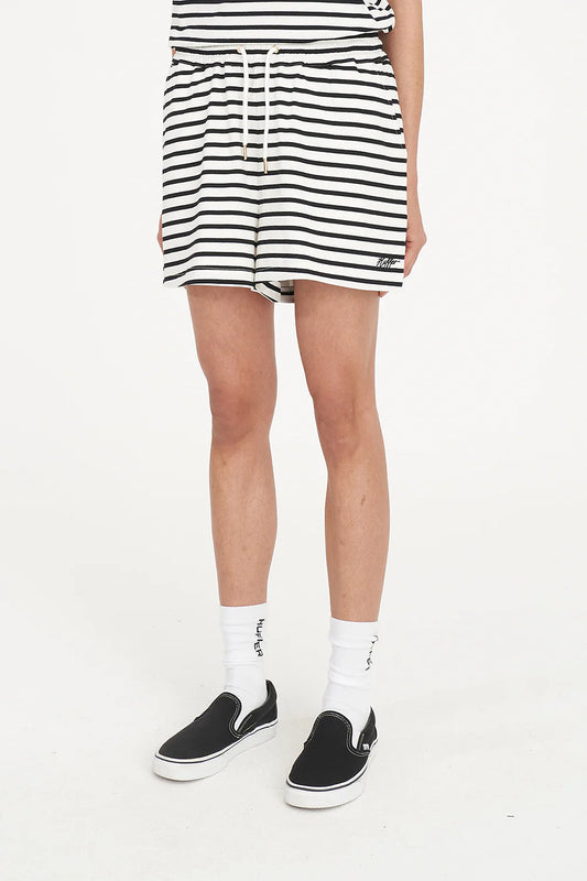 Huffer Oui Oui Relax Shorts | Black/Chalk