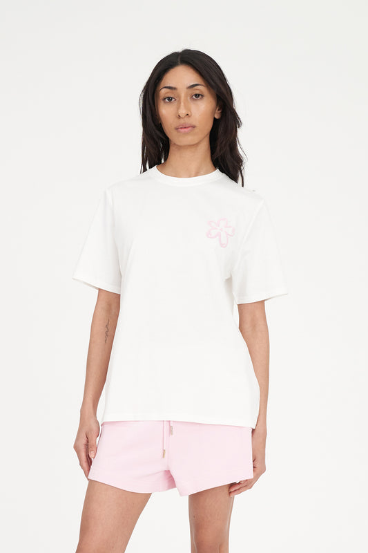 Huffer Classic Tee | Daisy Chain Chalk