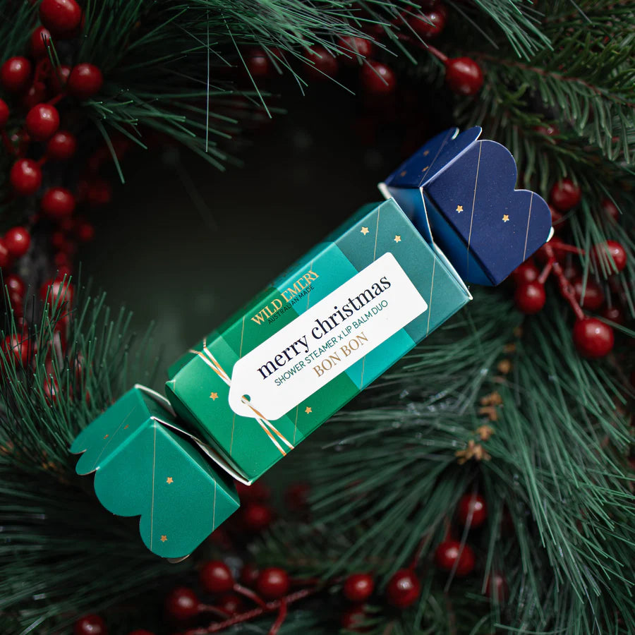 Wild Emery | Merry Christmas - Shower Steamer & Mini Lip Balm