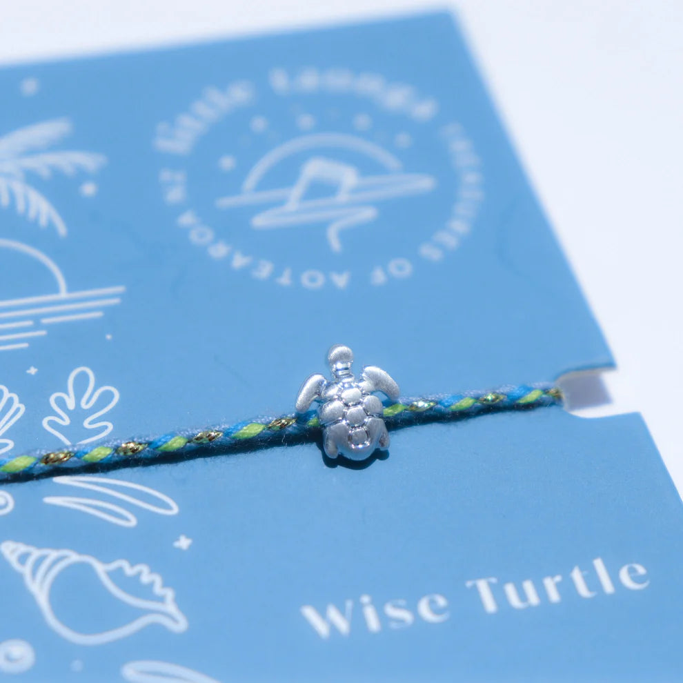 Little Taonga Wise Turtle Rope Bracelet