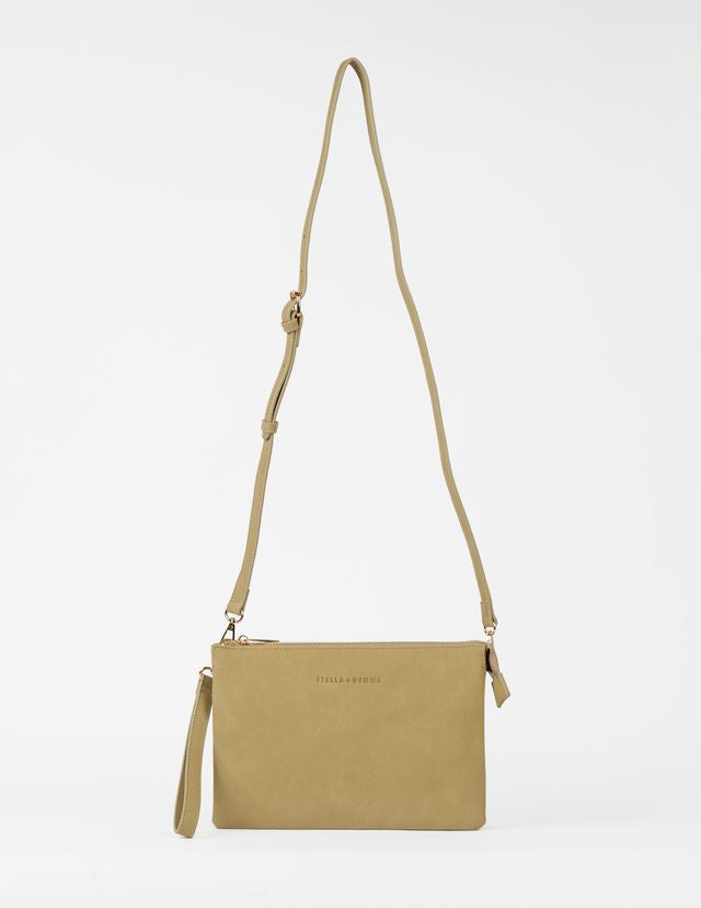 Stella + Gemma Frankie Multi Pouch Bag | Taupe Suede